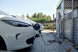 Borne de recharge en entreprise pour véhicule électrique